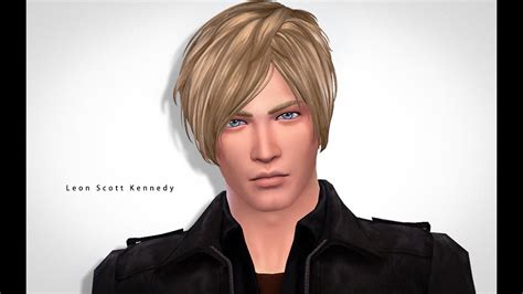 The Sims 4 模拟人生 And Resident Evil Leon S Kennedy Cas Cc Links Youtube