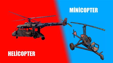 Rust Mİnİcopterhelİcopter Nasil Kullanilir Youtube