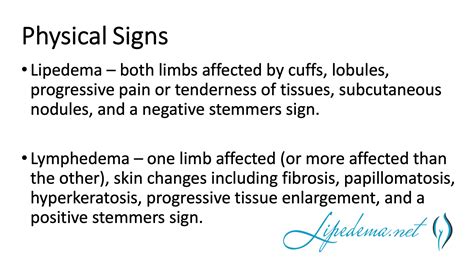 Differences Between Lymphedema And Lipedema