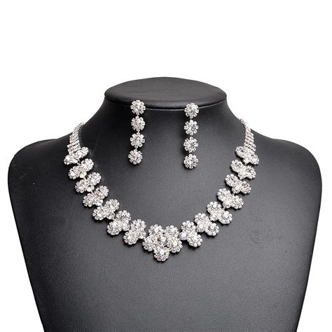 Sizzz Sumptuous Bridal Wedding Prom Jewelry Crystal Rhinestone Diamante