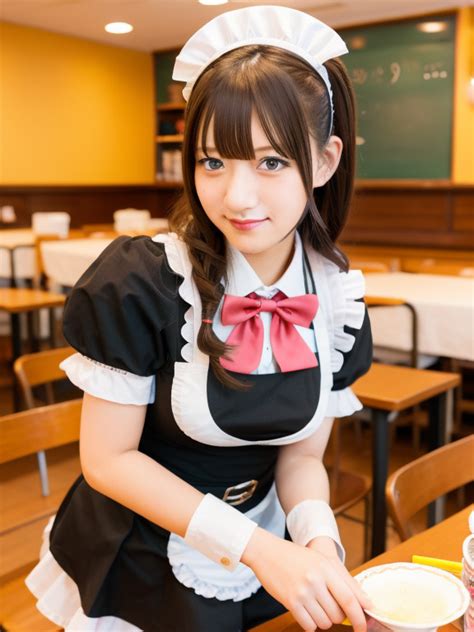 High School Girlmaid Cafecustomer Service Arthubai