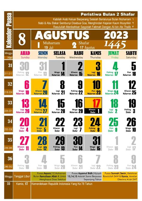 Kalender Puasa 2023 Calendar