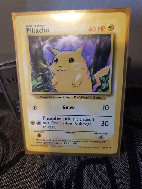 Perhaps one of the most notoriously sought after pokémon cards is the base set charizard. Anyone know if this pikachu is worth anything? : pokemon