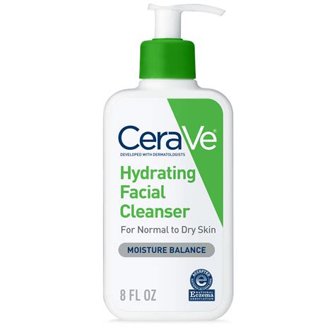 Cerave Daily Face Wash Hydrating Facial Cleanser For Normal To Dry
