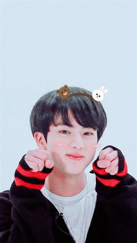 Music, bts, one person, portrait, text, young adult, communication. #bts 🌟🌙 #jin #wallpaper | Selebritas