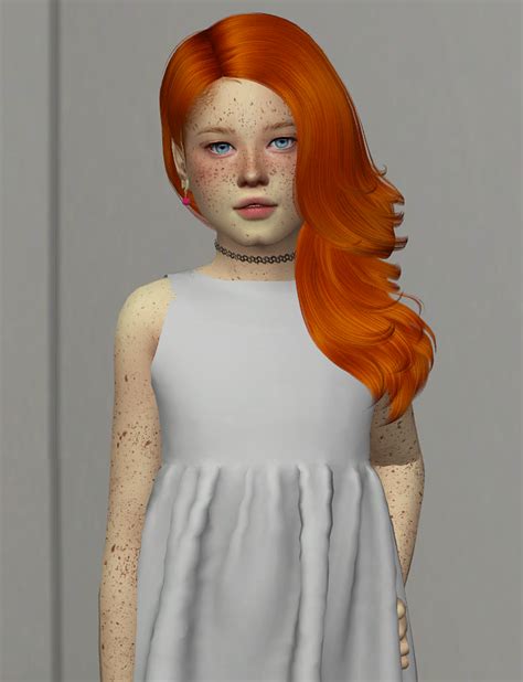 Tsminhsims Twinkle Hair Kids And Toddler Version Redheadsims Cc