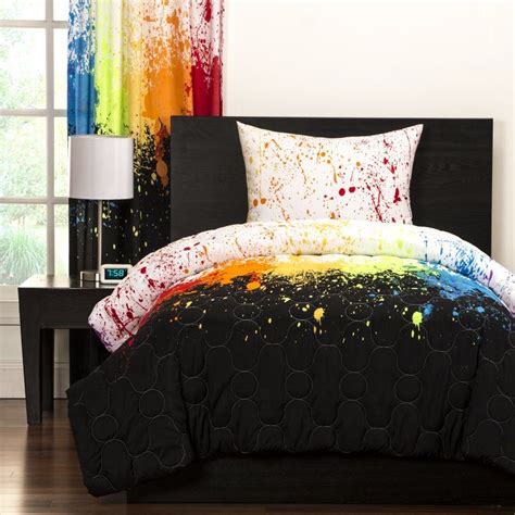 Realizza decorazioni colorate per s. Crayola Cosmic Burst Reversible Comforter Set | Comforter sets, Home, Decor
