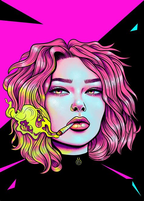 High Poster By Meowgress Displate Pop Art Drawing