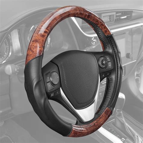 Acdelco Smooth Synthetic Leather Steering Wheel Cover Strong Grip
