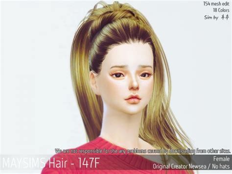 May Sims May Hair 147f Sims 4 Hairs