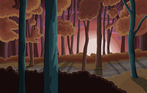 Artstation Adventure Time Themed Forest
