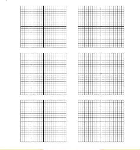 Free Printable Coordinate Graph Paper Template Pdf Graph Paper Print
