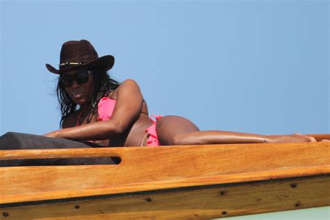 Kenya eyes debt relief from china. NAOMI CAMPBELL in Bikini at a Boat in Kenya - HawtCelebs