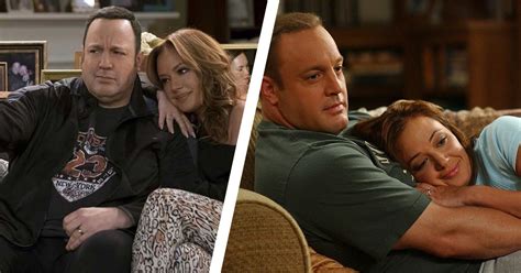 kissing scenes weren t easy for leah remini and kevin james on the king of queens after an argument