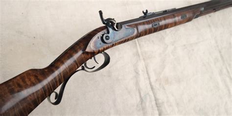 Sold Pedersoli Missouri River Hawken Percussion Rifle 45 Cal The