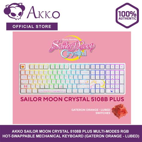 Akko Sailor Moon Crystal 5108b Plus Multi Modes Rgb Hot Swappable