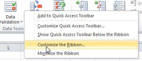 Customizing The Ribbon Excel Tips MrExcel Publishing