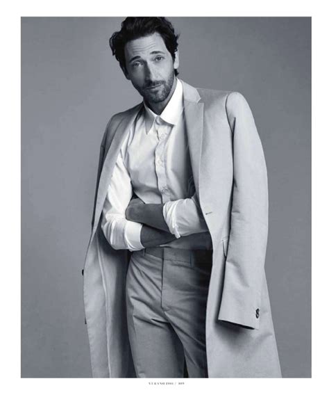 Houdini Star Adrien Brody For Esquire The Big Black Book Mexico The