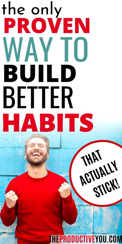 5 Techniques To Build Good Habits For Life Habits Better Habits How