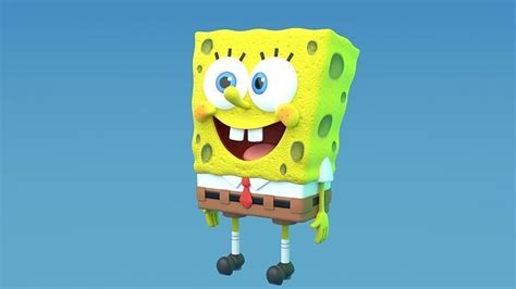 Spongebob Squarepants 3d Model Rigged Cgtrader