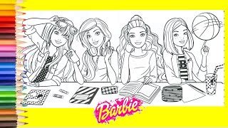barbie dreamhouse adventures ultimate colouring book franklin morrisons coloring pages