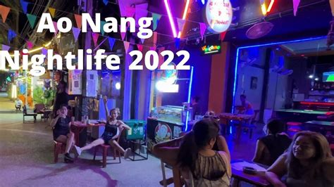 Ao Nang Nightlife 2022 Krabi Sandbox Program Test And Go Thailand