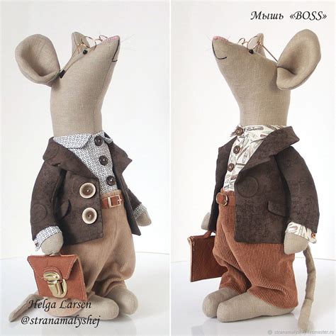 Mouse Boss Rag Toys T To The Boss заказать на Ярмарке Мастеров