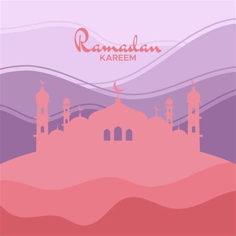 Gráfico Vectorial De Ilustración De La Bendición De Ramadán Perfecto