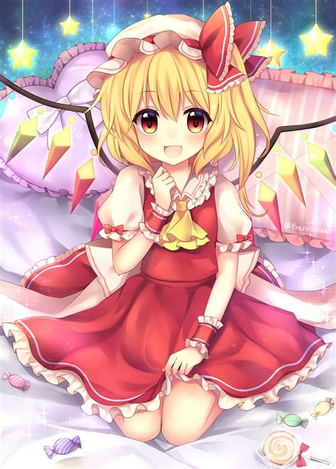 The Always Adorable Flandre Scarlet Enjoying Some Sweets Touhou R
