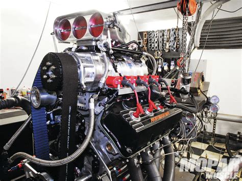 Supercharged 426 Hemi Engine