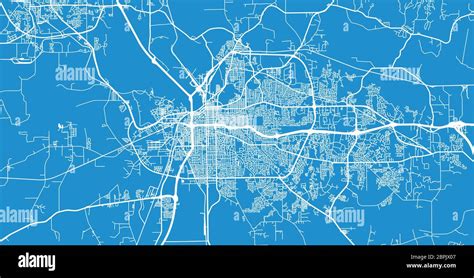 Mapa Urbano De Montgomery Eeuu Capital Del Estado De Alabama Imagen