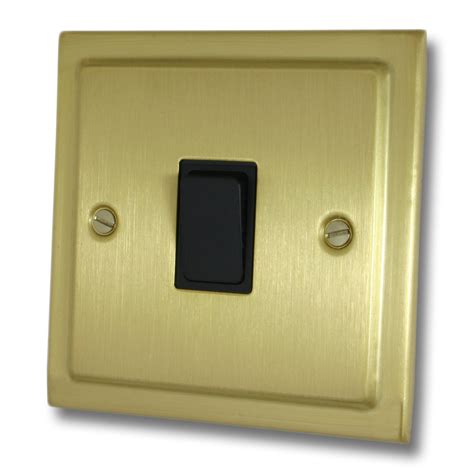 We also have a more unusual ultra don't forget to check out our wide range of satin brass lights that also go really nicely with these satin brass sockets and switches. Victorian Satin Brass Light Switch (1 Gang/Black Switch)