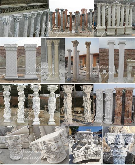 Norton Factory Wholesale Production Of Antique Marble Roman Columns