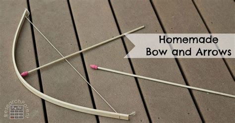 How to make a diy bow and arrow for kids: Homemade Bow and Arrows in 2020 | Homemade bows, Homemade ...