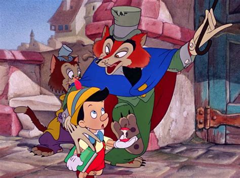 Pinocchio Foulfellow And Gideon Disney Villians Disney Films Disney