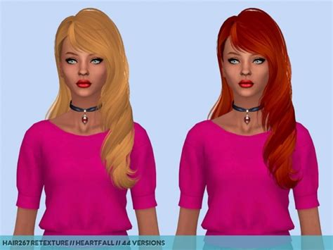 Hair Retexture Set In My New Palette At Heartfall Sims 4 Updates