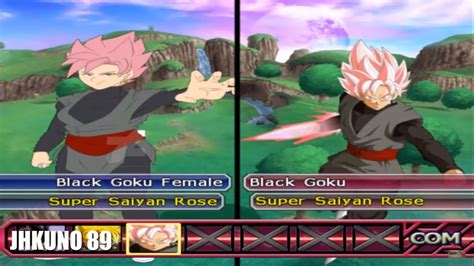 Female Black Goku Ssj Rose Team Vs Male Black Goku Ssj Rose Dragon