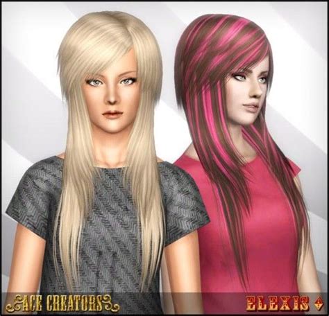 Spring4sims The Best Sims 4 Downloads And Cc Finds Sims Hair Long