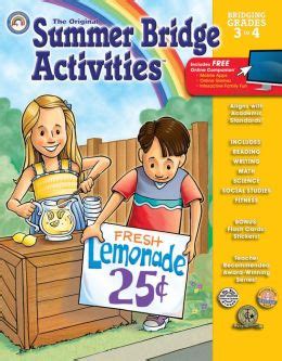 Summer bridge activities workbook helps seventh—eighth graders keep their skills sharp during the summer months workbook features • includes fun fitness activities. Summer Bridge Activities Grades 3-4 by Carson-Dellosa ...