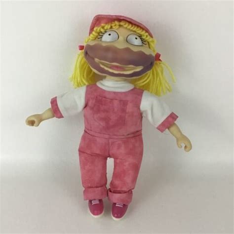 Rugrats Popsicle Angelica Pickles Soft Body 11 Doll Stuffed Vintage