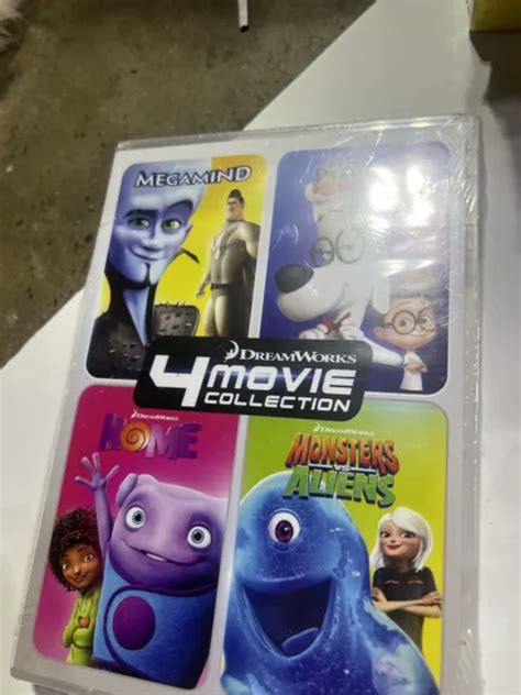 Dreamworks 4 Movie Collection Dvd Brand New 790 Picclick