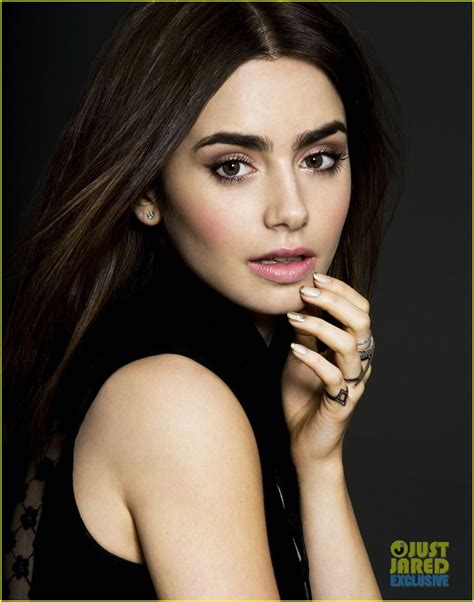 Lily Collins Just Jared Portrait Session Star Exclusive Photo