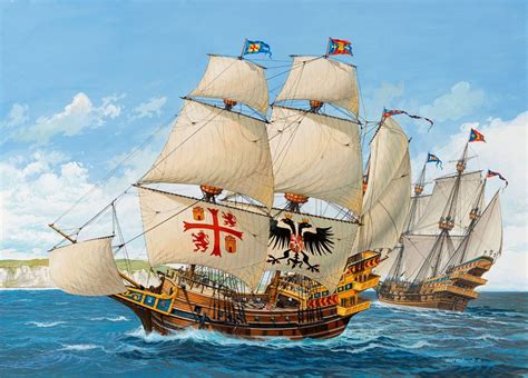 Spanish Ship 16th Century Sailing Ships Sailing Ship Paintings