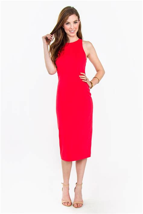 Simple Romance Dress Dresses Fashion Red Cocktail Dress