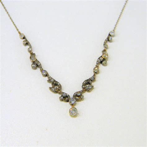 Antique Diamond Necklace Db Gems