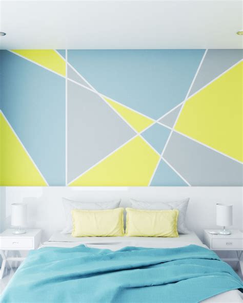 10 Creative Geometric Wall Paint Ideas