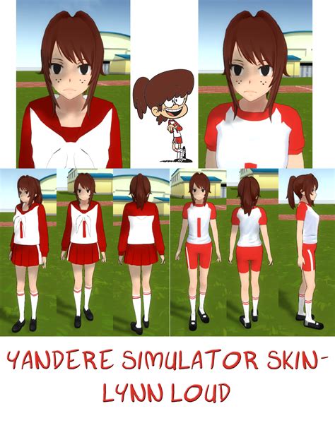 Yandere Simulator Lynn Loud Skin By Imaginaryalchemist On Deviantart