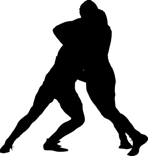 Download 15 Wrestling Silhouette (PNG Transparent) | OnlyGFX.com