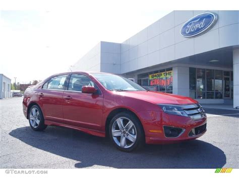 Red Candy Metallic Ford Fusion Sport Gtcarlot Com Car Color Galleries
