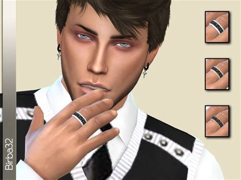 Ring For Man Right Hand Found In Tsr Category Sims 4 Male Earrings
